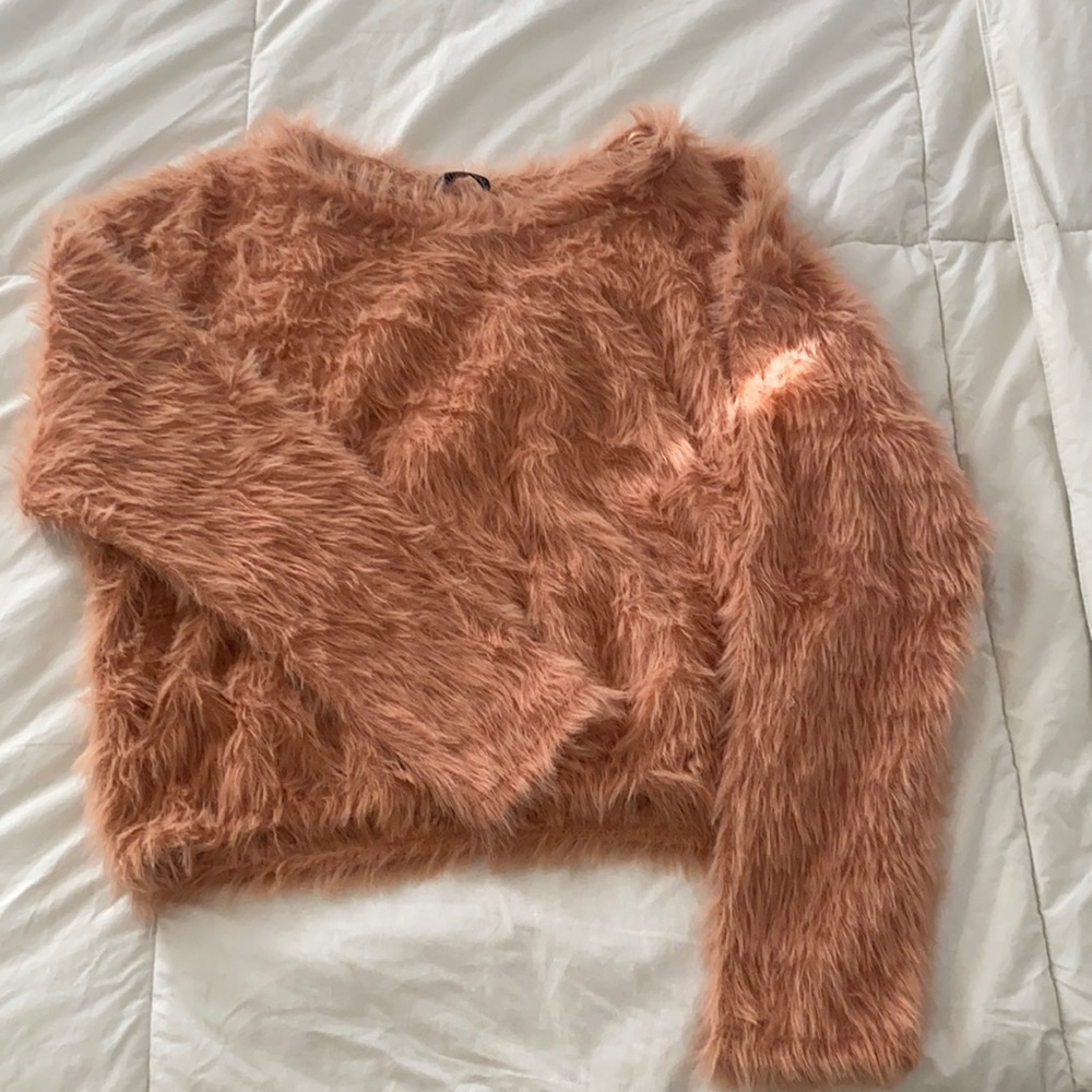 Mauve Fuzzy Sweater